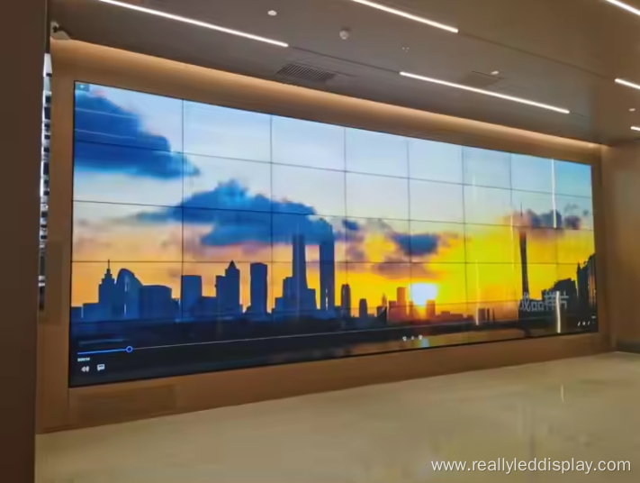 LCD Indoor videowall monitor advertising display