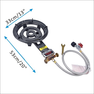 Hot Sale: Premium Cast Iron Propane Gas Stove for Outdoor Wok Cooking and Food Preparation
