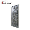 Vertical Long Brick Carving 3D Lotus Wall Art Relief Factory