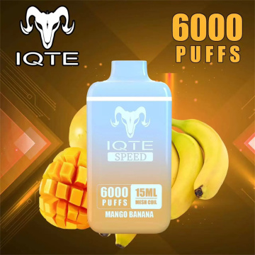 IQTE Speed ​​6000 Puff Wholesale USA VAPE ที่มีชื่อเสียง