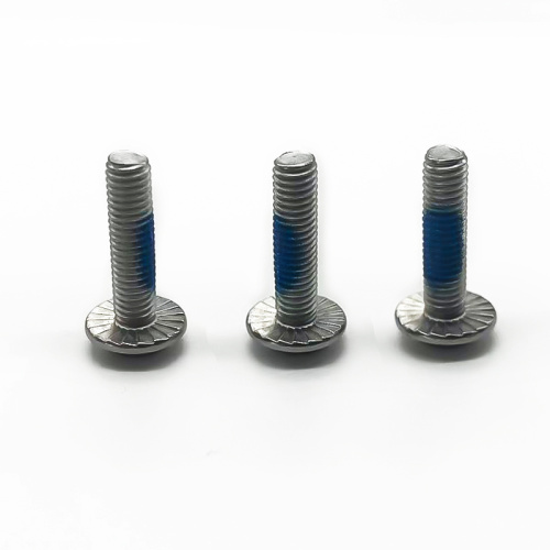 ISO7380 Pan head with flasher nylon