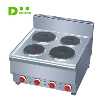 Commercial Countertop Electric Cooker: 4 Burner 220V Electric Hot Plate
