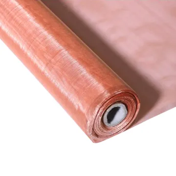 100 Mesh to 200 Mesh Pure Red Copper Wire Mesh Faraday Cage Shielding