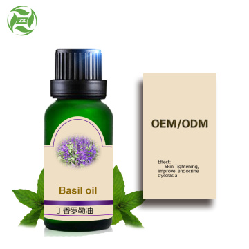 OEM ODM 100% Pure Therapeutic Grade Oil Basil Oil ราคาจำนวนมาก