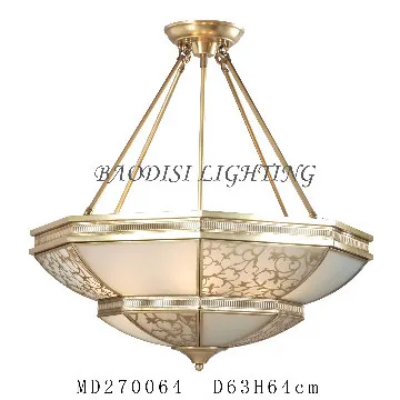 Copper & Glass European Style bronze finish home lighting