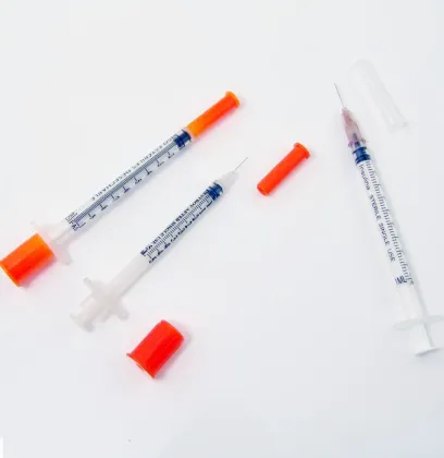 Disposable Sterile Insulin Syringe without detachable needle