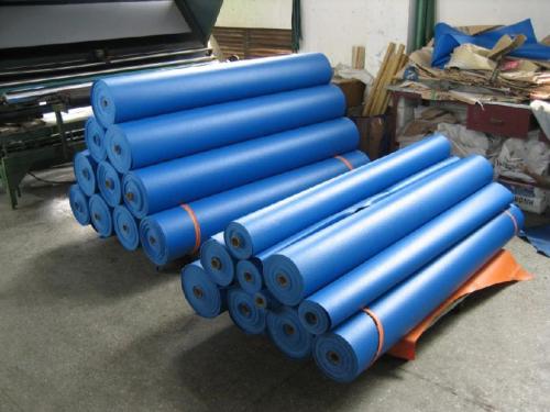 blue pvc tarpaulin 