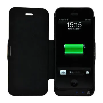 Battery Case/Portable Station for iPhone 5, with 8-pin Output Connector, 2,200mAh Capacity