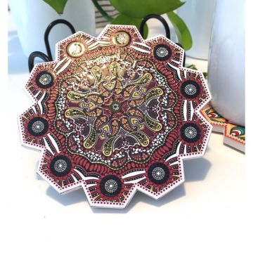 Ceramic Coaster Coffee Cup Mat Chic Decoration