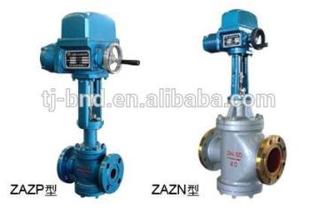 Electric linear actuator with single / double plate valve