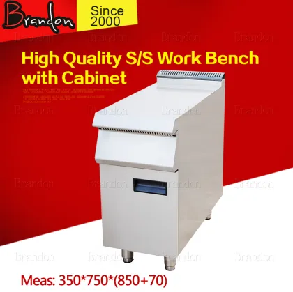 High quality S/S work bench with cabinet / reliable and useful workbenches for sale / economic mobile work bench