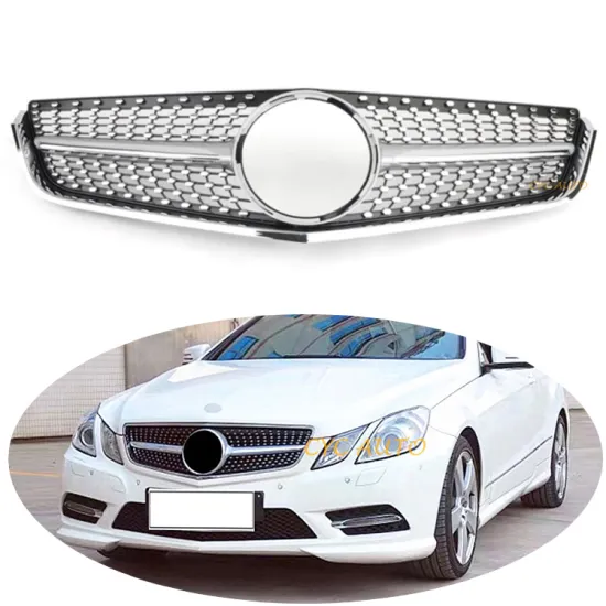 Diamond Grille for Mercedes Benz E CLASS W207 ABS Front Bumper Grill 2009-2013