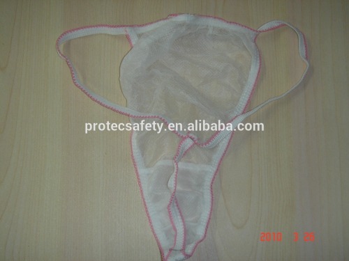 Disposable g-string for women, non woven T-back, panties for women