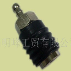6.6*15H European universal hose barb quick coupler with PA spool