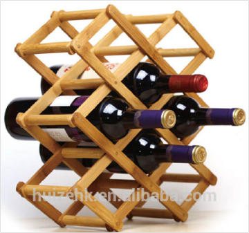 Bamboo wine rack