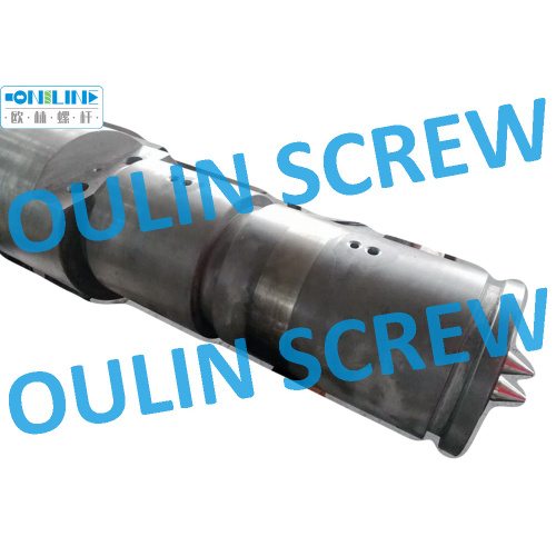 Produce 45/90 Twin Conical Screw Barrel for PVC Extrusion