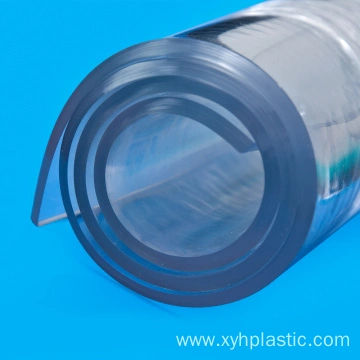 2mm Transparent Embossed Soft Flexible PVC Plastic Film in Roll