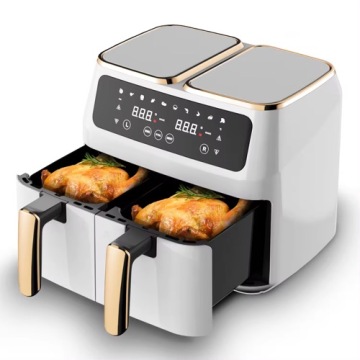 Air Fryer Air Basket 8L: เพลิดเพลินกับการปรุงอาหารอเนกประสงค์กับ Electric Freidora de Aire และหม้อทอดอากาศสองชั้น