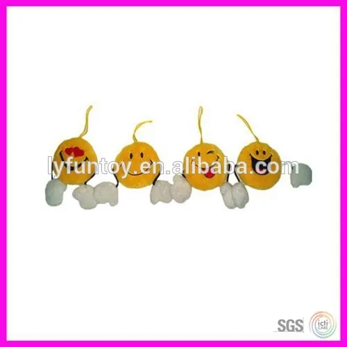 Gift Emoji Key Chain different emoticon plush emoji Keychain