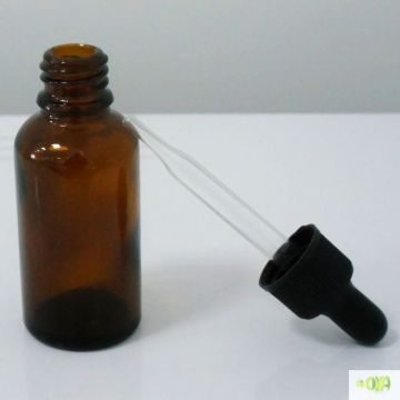 Amber Essential Oil Bottle with Dropper