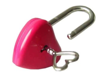 Heart Shape Lock with Key, Heart Shape Lock, Heart Key Lock