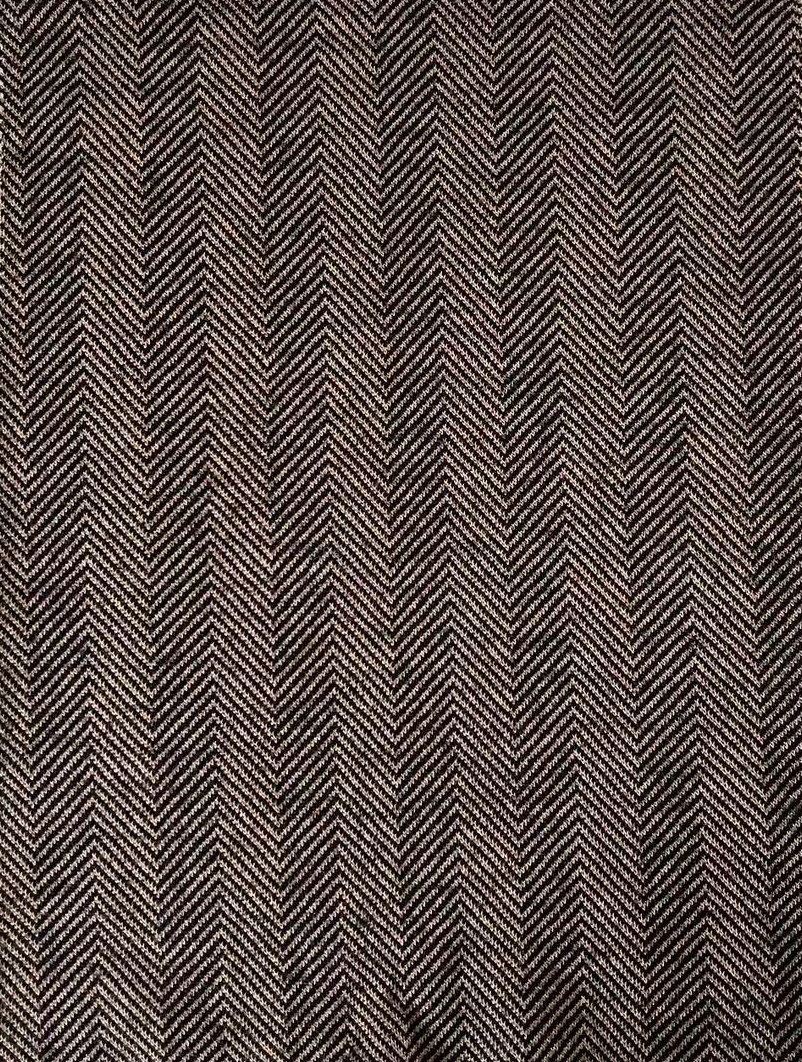 knit herringbone jacquard wool suiting fabric