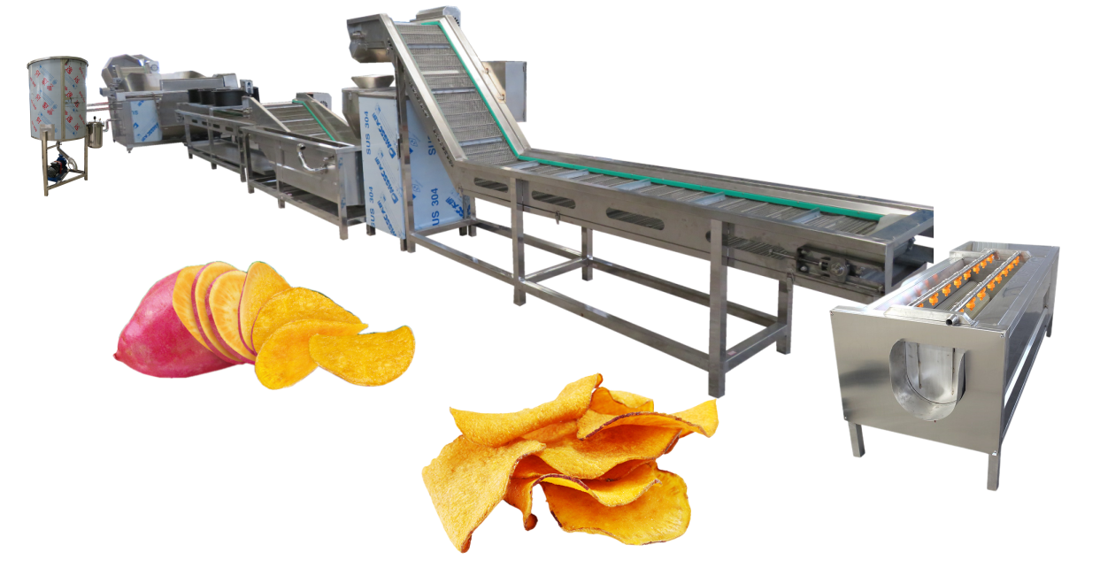 sweet potato chips making machine 