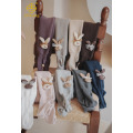 Meia-calça de coelho fofa com veludo grosso