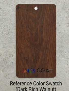 Golden Oak Wood Grain Transfer Powder Coating