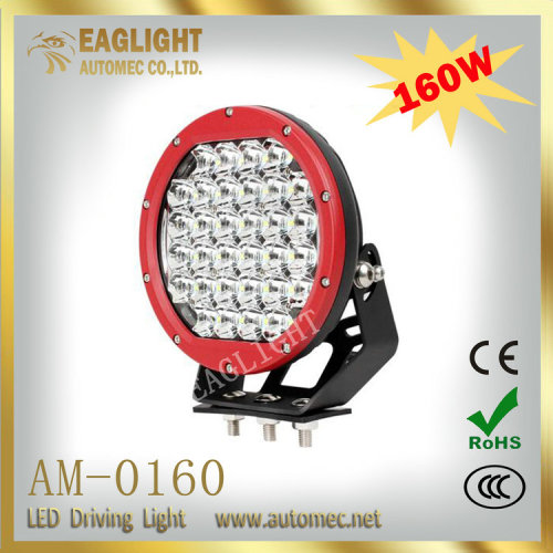 Special Design 160W 6000K Spot beam IP 67 9inch led driving light