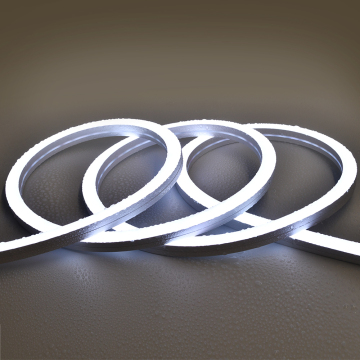 IP67 Waterproof 10x10 Neon Tube SMD2835 White Light Strip, 12V 180LEDs, for Garden Lighting