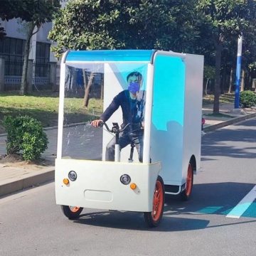 OEM Urban ebike مع أربع عجلات: ربع سعة تسليم الطرود 36V 250W مع مساعدة دواسة لتطبيقات دراجات الشحن الكهربائية