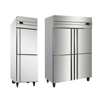 4 Door Commercial Kitchen Freezer for Meat Storage with Fan Cooling