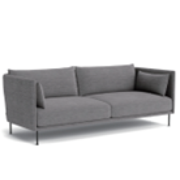 Canapé sectionnel double moderne avec cadre en bois massif