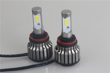 Canton fair 2016 New design High Quality X6 COB 9005 H7 H4 Car led headlight 3600lm H1 H3 H11 880 led car headlight