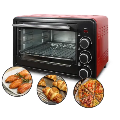 16L Chicken Pizza Convection Oven: Multifunctional Domestic Top Cupboard Toaster Oven