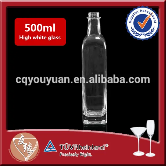 Custom made 500ml large olive oil glass bottles wholesale