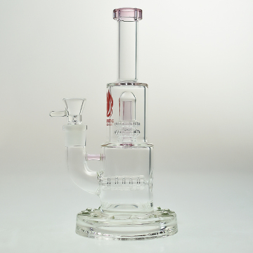 Bộ tái chế độ dày 5 mm Percs 14,4 mm Màu sắc hỗn hợp Màu sắc Dab Rigs Thủy tinh Hút thuốc ống nước
