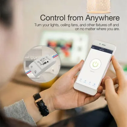 Wireless Remote Control Smart Light Switch for Alexa and Google Home
