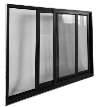 Hurricane-Proof Double Tempered Glass Sliding Windows