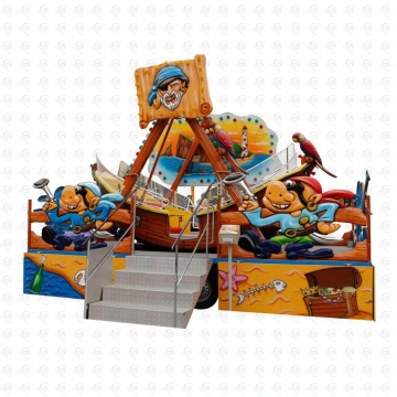 12 Seat Outdoor Mini Kiddie Ride Pirate Ship for Sale