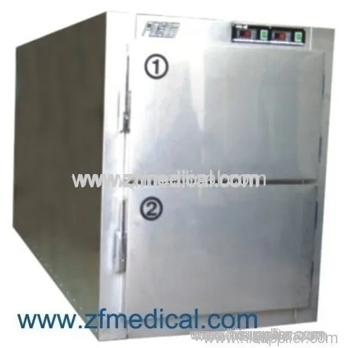Metal Double Body Medical Morgue Ice Cooler 