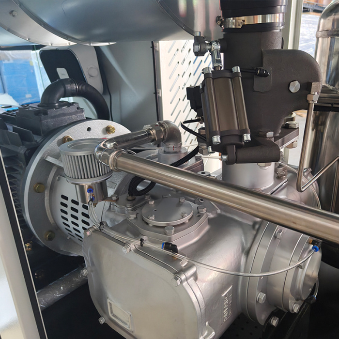 Compresor de aire de tornillo lubricado sin aceite Precision Manufacturing 75HP