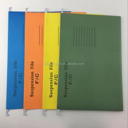 high quality A4 hanging file folder/paper Suspension files/hanging wall file organizer