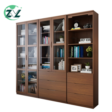 Multifunctional Storage Study Room Bookcase Wood Stand Shelf