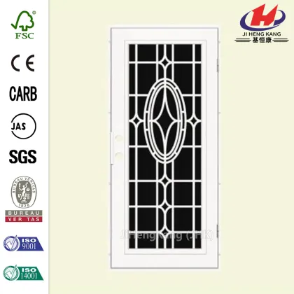Lexington White Surface Mount Steel Security Door