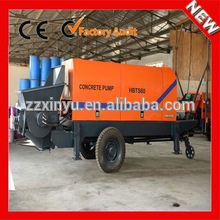 Factory direct sale hydraulic small diesel trailer-mounted concrete pump HBT80S-13-110