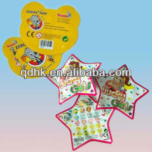 Irregular shape plastic packaging bags