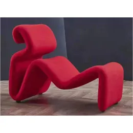 Replica Designer Lounge Leather Chair For Villa
