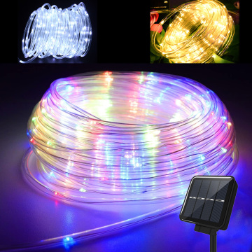 Lampu Natal RGB Surya untuk Taman, Balkon, Pesta, Luar Ruang, Dekorasi Jalan Natal Tahan Air - Lampu LED